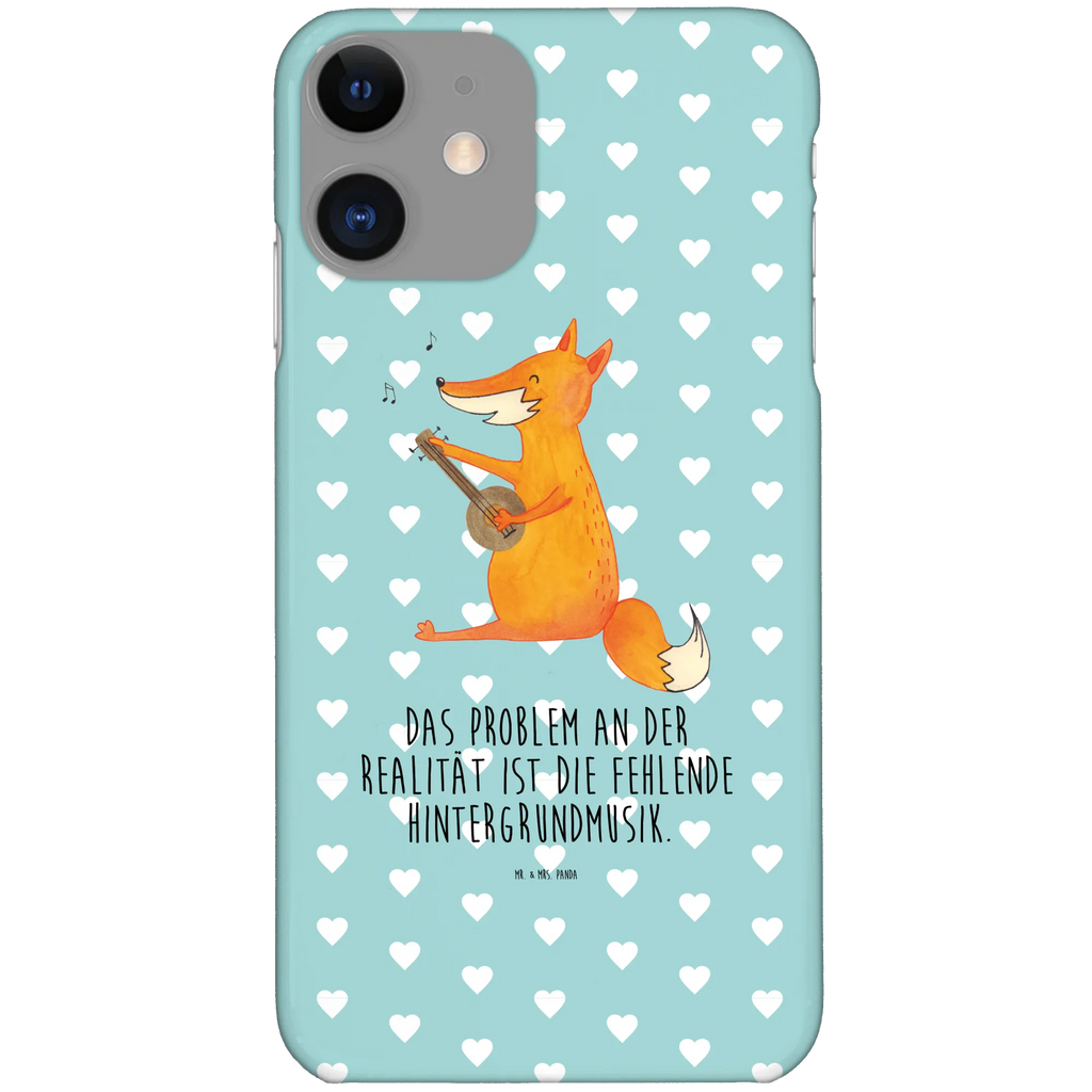 Handyhülle Fuchs Gitarre Hülle, Cover, Handyhülle, Iphone X, Handy, Handycover, Iphone 10, Handy Case, Fuchs, Geschenk Musiker, Musikerin, Sänger, Musik Spruch, Füchse, Gitarre, Sängerin