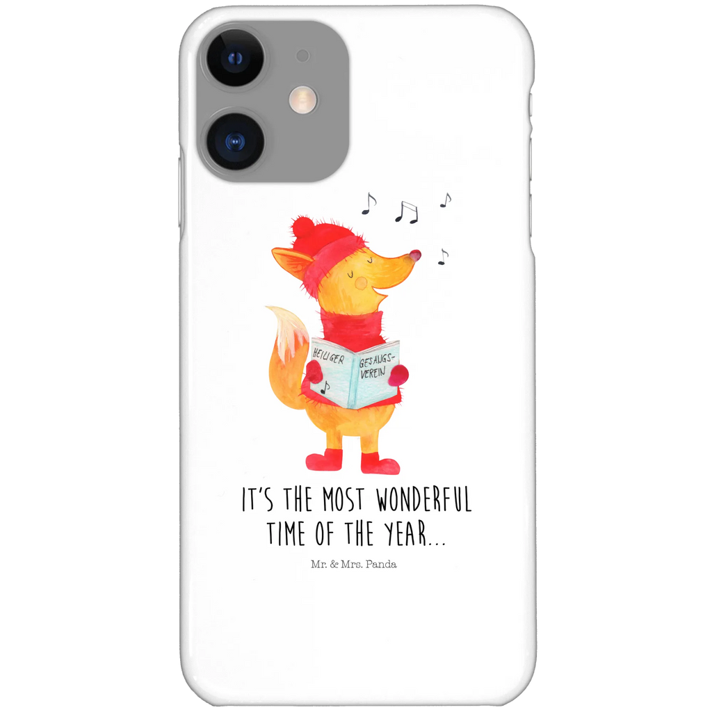 Phone case Fox Singer Hülle, Handyhülle, Cover, Handy Case, Iphone X, Handycover, Iphone 10, Handy, Winter, Weihnachten, Advent, Heiligabend, Nikolaus, Weihnachtsdeko, Wintermotiv, Füchse, Fuchs, Weihnachtslieder, Sänger, Geschenk Sänger, Singen
