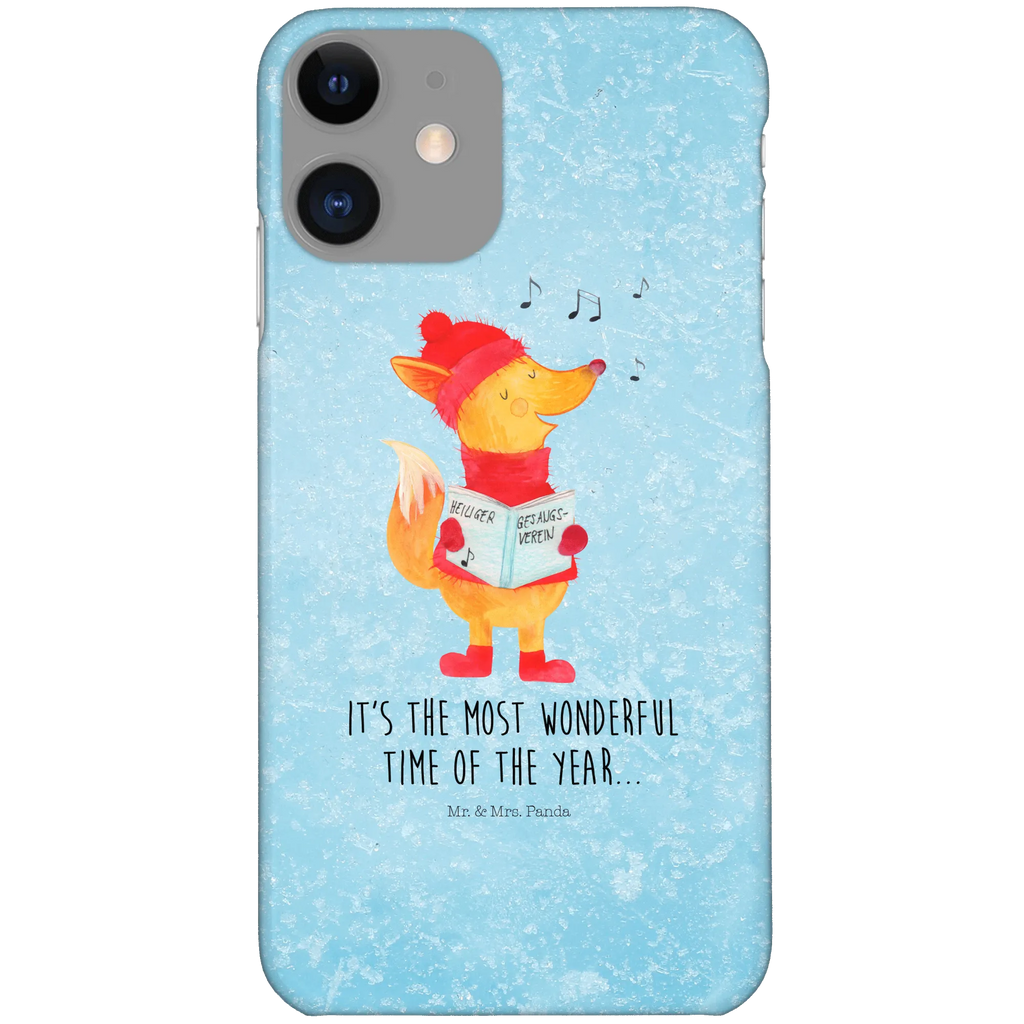 Phone case Fox Singer Hülle, Handyhülle, Cover, Handy Case, Iphone X, Handycover, Iphone 10, Handy, Winter, Weihnachten, Advent, Heiligabend, Nikolaus, Weihnachtsdeko, Wintermotiv, Füchse, Fuchs, Weihnachtslieder, Sänger, Geschenk Sänger, Singen