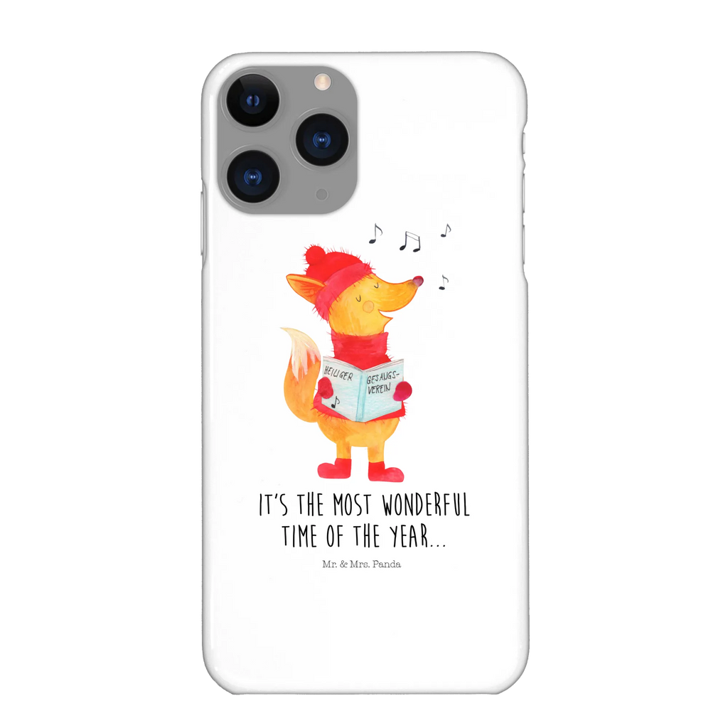 Phone case Fox Singer Hülle, Handyhülle, Cover, Handy Case, Iphone X, Handycover, Iphone 10, Handy, Winter, Weihnachten, Advent, Heiligabend, Nikolaus, Weihnachtsdeko, Wintermotiv, Füchse, Fuchs, Weihnachtslieder, Sänger, Geschenk Sänger, Singen