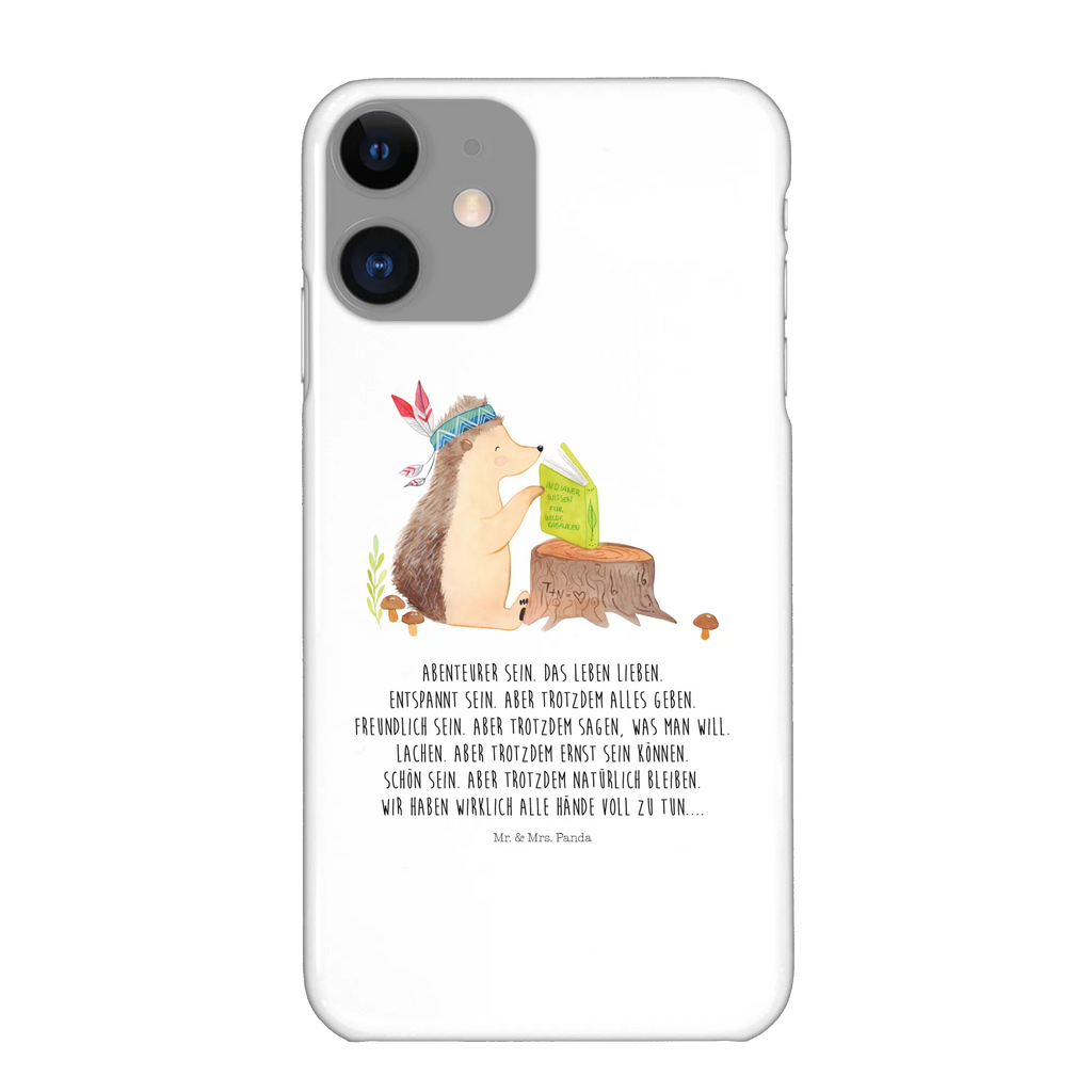 Phone case Hedgehog feather headdress cover, mobile cover, mobile phone case, Iphone 10, mobile phone, case, Iphone X, Forest animals, Hedgehogs, Indians, Campfire, Adventure, Camping
