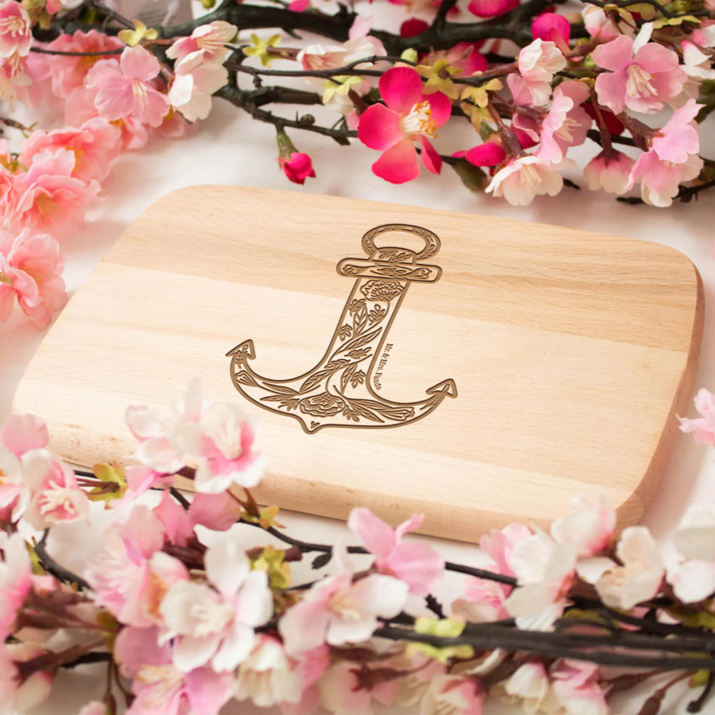 Serving board anchor Blue Board, breakfast board, cutting board, small animals, cute, funny, cute animal motives, hand drawn, small world, funny sayings, good mood, happy, gifts, gift ideas, special gifts, animal lover, card