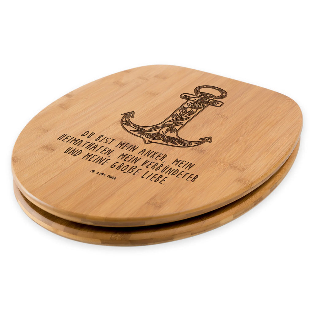Toilet seat anchor Blue engraving, wood, seat, bamboo, toilet, furniture, toilet cover, toilet seat, gift, bathroom, toilet lid, bath, nature, small animals, cute, funny, cute animal motives, hand drawn, small world, funny sayings, good mood, happy, gifts, gift ideas, special gifts, animal lover, card