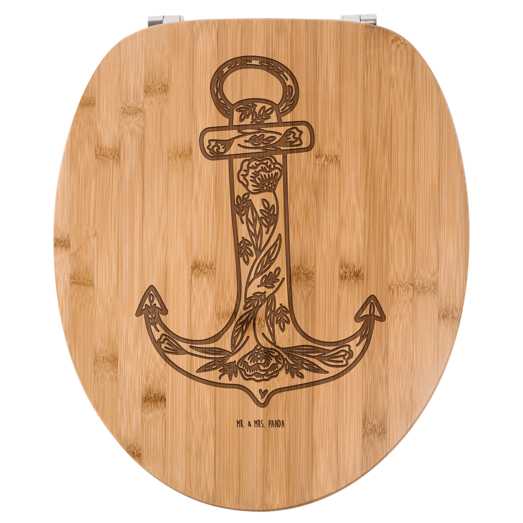 Toilet seat anchor Blue engraving, wood, seat, bamboo, toilet, furniture, toilet cover, toilet seat, gift, bathroom, toilet lid, bath, nature, small animals, cute, funny, cute animal motives, hand drawn, small world, funny sayings, good mood, happy, gifts, gift ideas, special gifts, animal lover, card