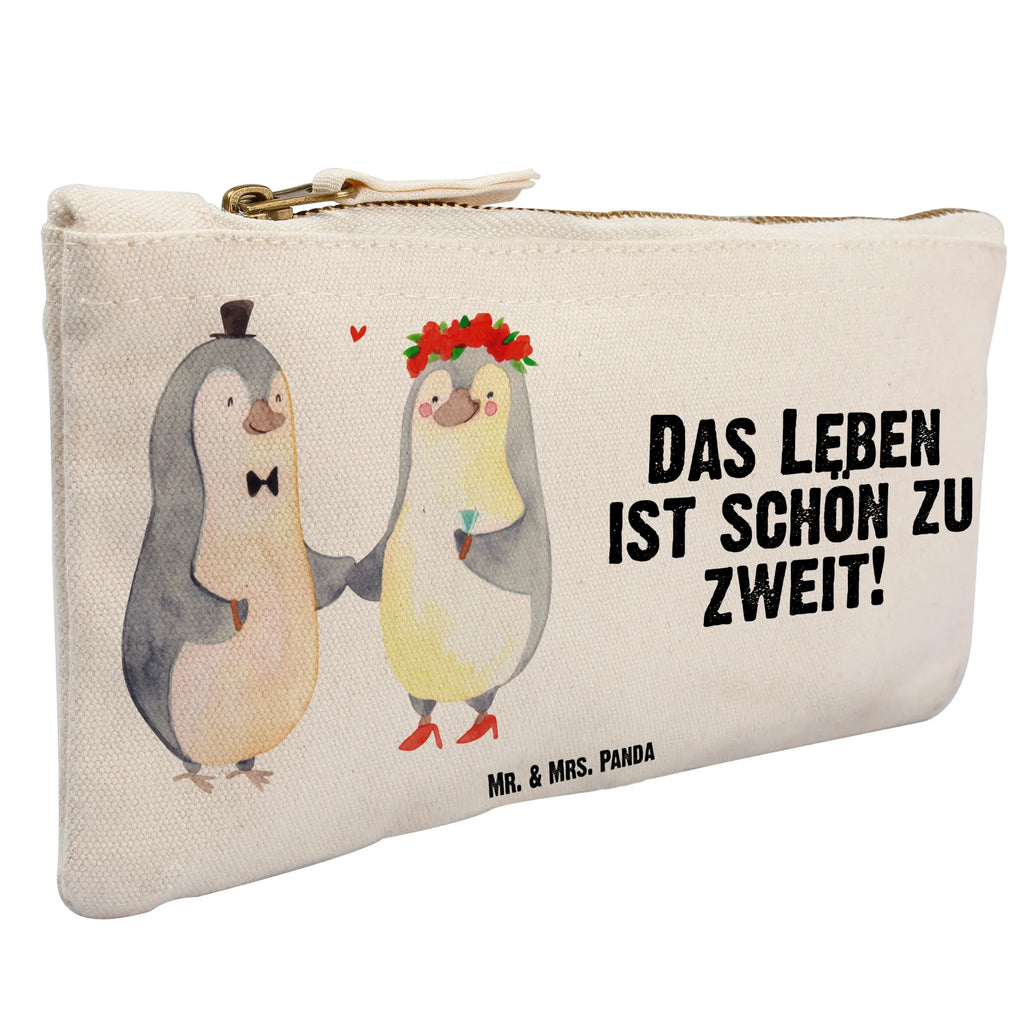 Make-up bag Penguins getting married Waschbeutel, Stiftemäppchen, Waschtasche, aufbewahrungstasche, Kosmetikbeutel, Schminkbeutel, Schlampermäppchen, kosmetiktäschchen, Mäppchen, Kulturtasche, Kosmetiktasche, pencil case, pinsel tasche, toiletry bag, Kulturbeutel, Federmappe, Schminktäschchen, Etui, beauty tasche, beauty case, Schminktasche, aufbewahrungsbeutel, utensilientasche, Freundin, Liebe, Ehefrau, Ehemann, Partner, Verlobung, Freund, Jahrestag, Hocheitstag, Heiratsantrag, Liebesgeschenk, Heiraten