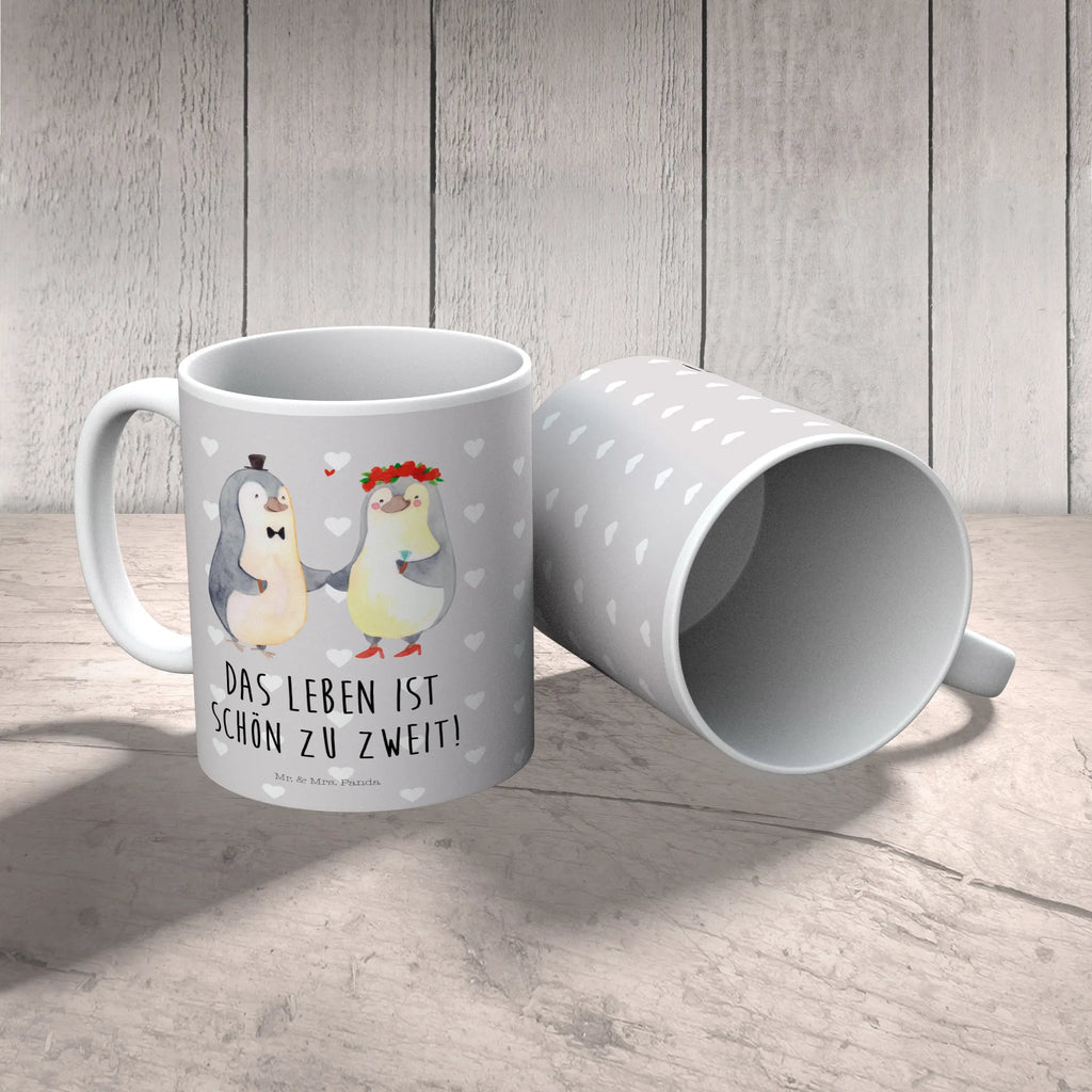 Child's mug Penguins getting married plastic cup, kindergarten, drinking cup, coffee cup, camping mug, mug, Love, Loving, Two, Together, Marriage, Engagement, Proposal of marriage, Love gift, gift for her, gift for him, anniversary gift
