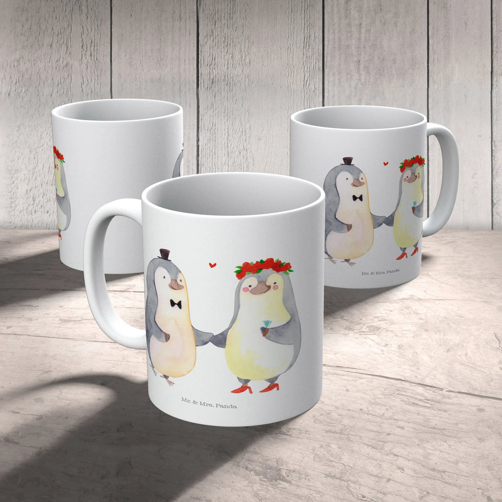 Child's mug Penguins getting married plastic cup, kindergarten, drinking cup, coffee cup, camping mug, mug, Love, Loving, Two, Together, Marriage, Engagement, Proposal of marriage, Love gift, gift for her, gift for him, anniversary gift