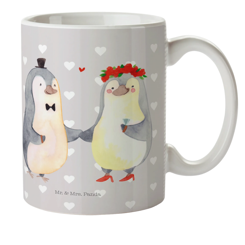 Child's mug Penguins getting married plastic cup, kindergarten, drinking cup, coffee cup, camping mug, mug, Love, Loving, Two, Together, Marriage, Engagement, Proposal of marriage, Love gift, gift for her, gift for him, anniversary gift