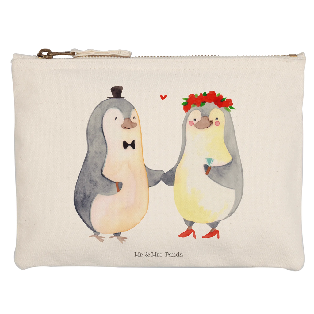 Make-up bag Penguins getting married Waschbeutel, Stiftemäppchen, Waschtasche, aufbewahrungstasche, Kosmetikbeutel, Schminkbeutel, Schlampermäppchen, kosmetiktäschchen, Mäppchen, Kulturtasche, Kosmetiktasche, pencil case, pinsel tasche, toiletry bag, Kulturbeutel, Federmappe, Schminktäschchen, Etui, beauty tasche, beauty case, Schminktasche, aufbewahrungsbeutel, utensilientasche, Freundin, Liebe, Ehefrau, Ehemann, Partner, Verlobung, Freund, Jahrestag, Hocheitstag, Heiratsantrag, Liebesgeschenk, Heiraten