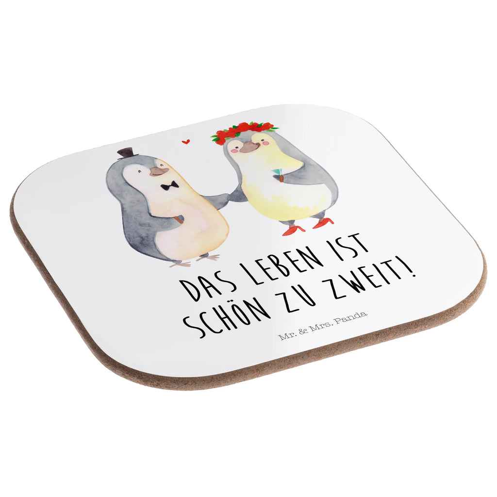 Podkładka Ślub pingwinów Miłość, partner, przyjaciel, przyjaciółka, mąż, żona, wesele, zaręczyny, prośba o rękę, prezent miłosny, rocznica, dzień ślubu