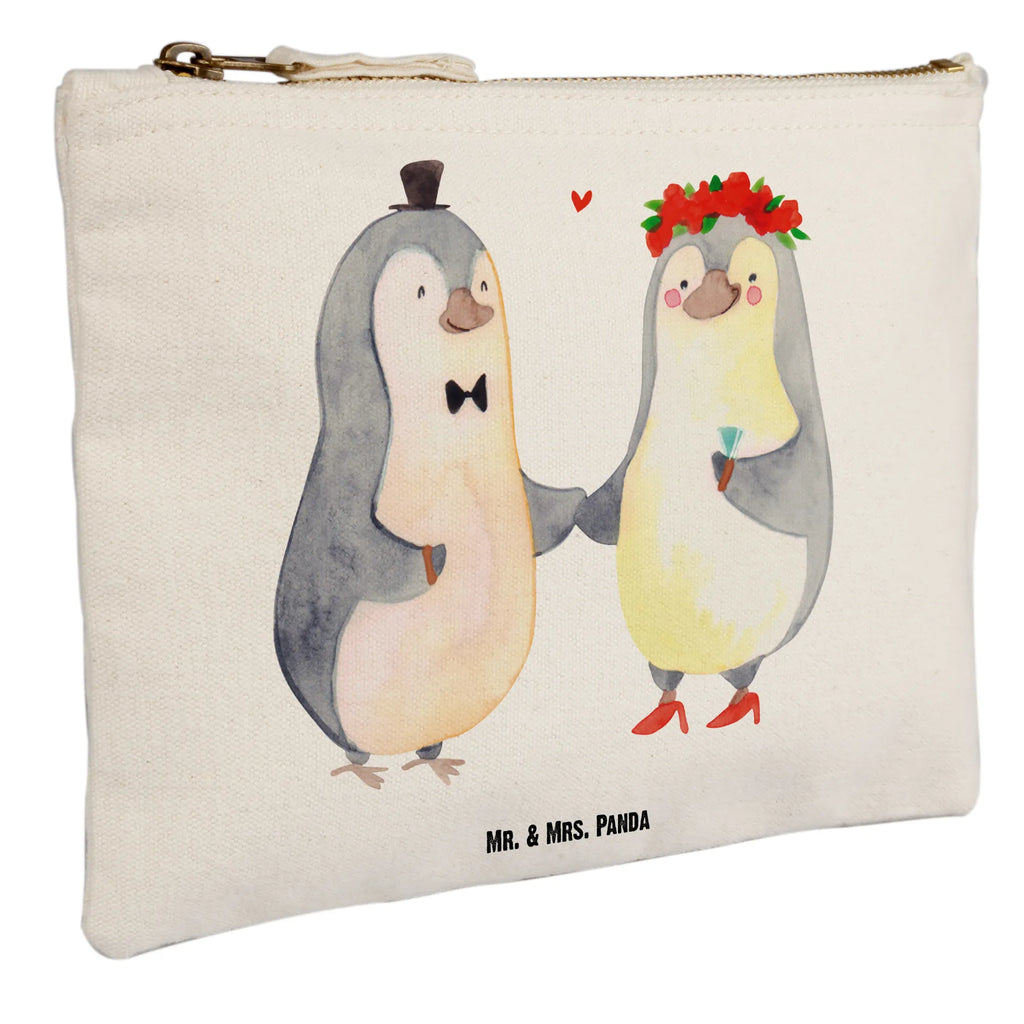 Make-up bag Penguins getting married Waschbeutel, Stiftemäppchen, Waschtasche, aufbewahrungstasche, Kosmetikbeutel, Schminkbeutel, Schlampermäppchen, kosmetiktäschchen, Mäppchen, Kulturtasche, Kosmetiktasche, pencil case, pinsel tasche, toiletry bag, Kulturbeutel, Federmappe, Schminktäschchen, Etui, beauty tasche, beauty case, Schminktasche, aufbewahrungsbeutel, utensilientasche, Freundin, Liebe, Ehefrau, Ehemann, Partner, Verlobung, Freund, Jahrestag, Hocheitstag, Heiratsantrag, Liebesgeschenk, Heiraten