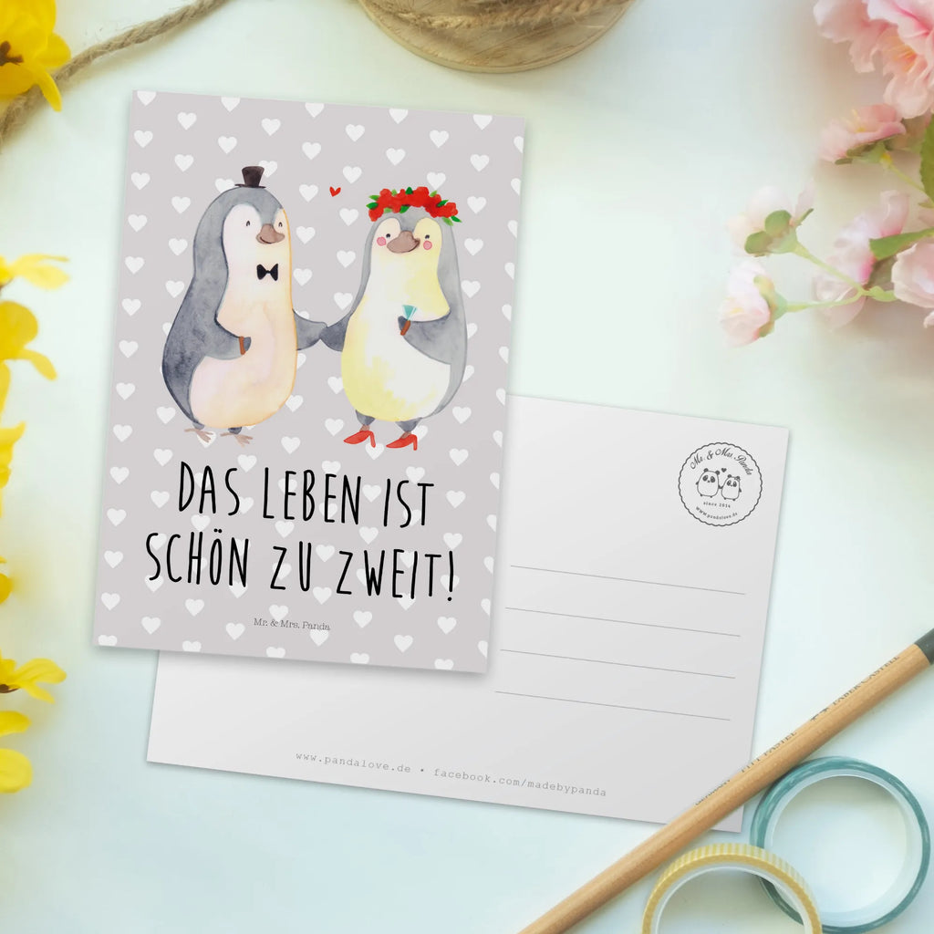 Pocztówka Ślub pingwinów Karte, Geschenkkarte, Postkarte, Ansichtskarten, Dankeskarte, Einladungskarten Geburtstag, Grußkarte, Einladung Geburtstag, Geburtstagskarte, Ansichtskarte, Einladung, Einladungskarte, Liebe, Partner, Freund, Freundin, Ehemann, Ehefrau, Heiraten, Verlobung, Heiratsantrag, Liebesgeschenk, Jahrestag, Hocheitstag