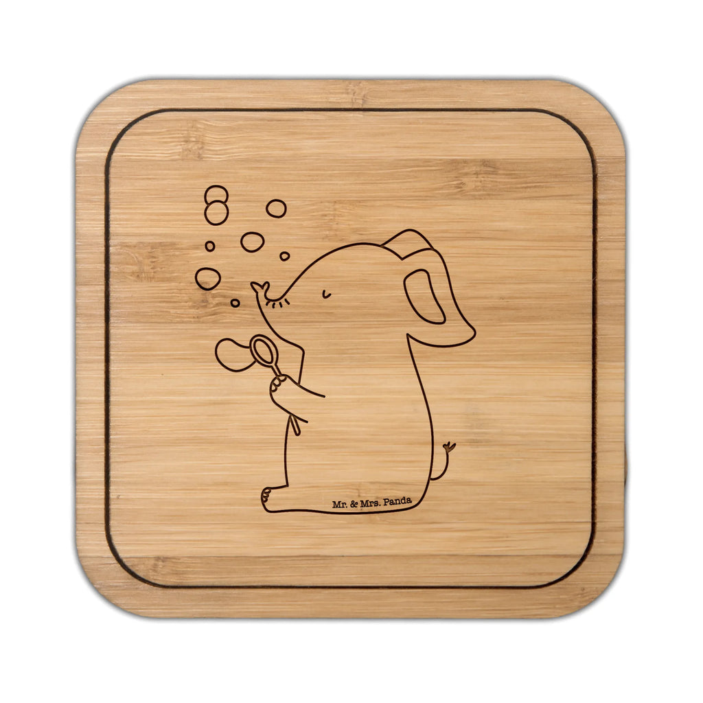Square coaster elephant soap bubbles square, coasters, set, presents, gift, breakfast, glass, glasses, glass coasters, gifts, giveaways, party, wood, small animals, cute, funny, cute animal motives, hand drawn, small world, funny sayings, good mood, happy, gift ideas, special gifts, animal lover, card, Elephant, proof of love, love, feeling. Home, love saying, pachyderm, soap bubbles, home, proboscidean, elephants