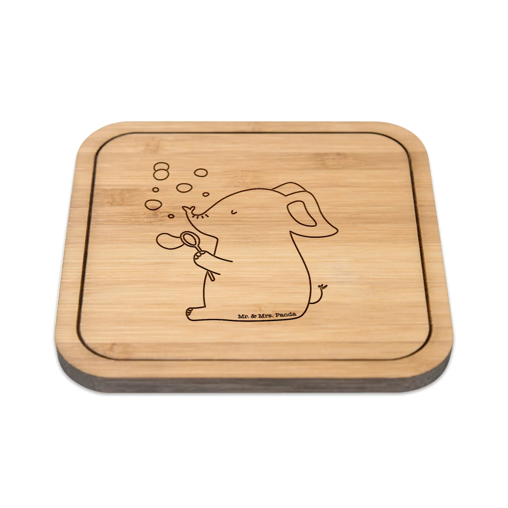 Square coaster elephant soap bubbles square, coasters, set, presents, gift, breakfast, glass, glasses, glass coasters, gifts, giveaways, party, wood, small animals, cute, funny, cute animal motives, hand drawn, small world, funny sayings, good mood, happy, gift ideas, special gifts, animal lover, card, Elephant, proof of love, love, feeling. Home, love saying, pachyderm, soap bubbles, home, proboscidean, elephants