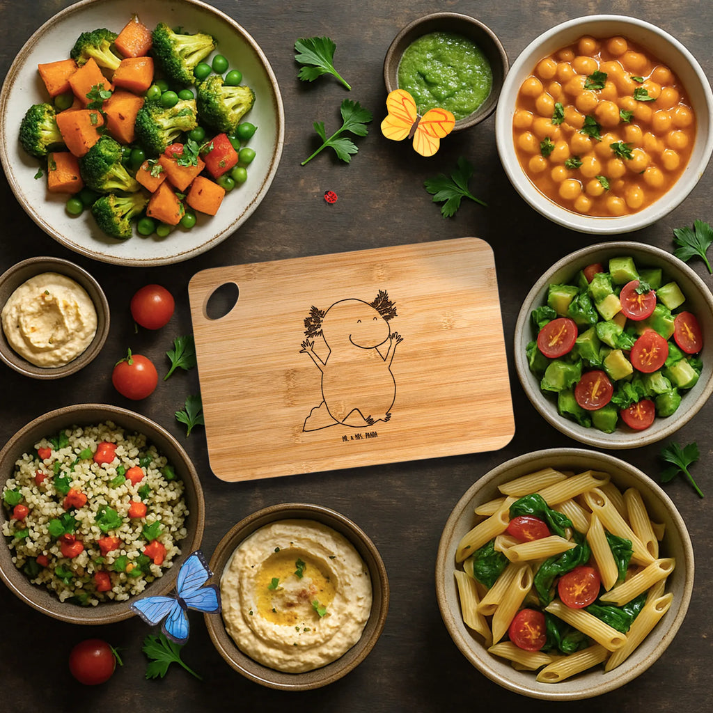 Bamboo chopping board axolotl Hooray cutting board, breakfast, cutting block, breakfast board, nature, slices, solid, dulcimer, bamboo, kitchen, engraving, robust, wood, board, carving board, kitchen board, Axolotl, Axelotl, marine animals, Mexican walking fish, salamander, joy, amphibian, fun, satisfaction, cheerful, motivation, axolotl, tail, axolot