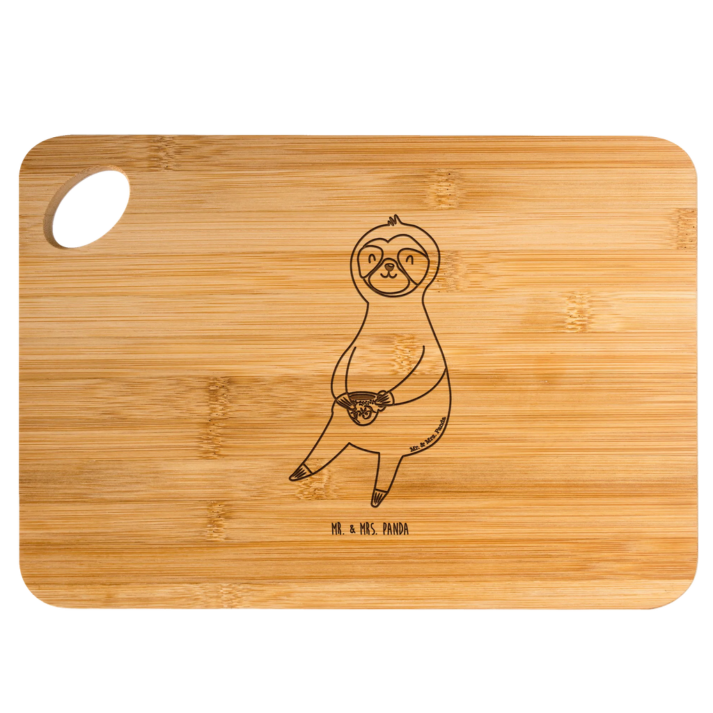 Bambus - deska do krojenia Leniwiec kawa Leniwiec, prezent z leniwcem, dekoracja z leniwcem