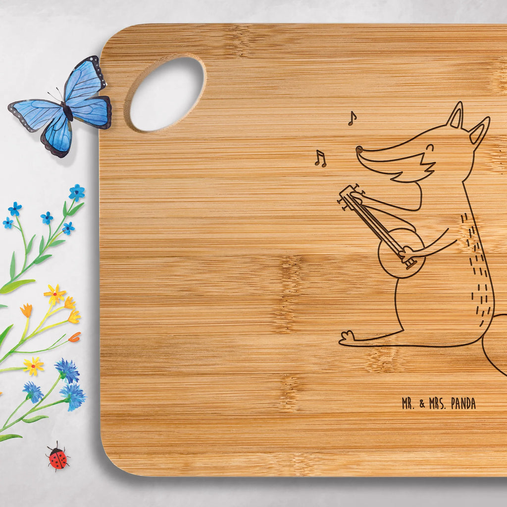 Brett Fuchs Gitarre Brett, Küchenbrett, Holzbrett, Schneidebrett, Frühstücksbrett, Holzbrettchen, Servierbrett, Hackbrett, Fuchs, Sängerin, Füchse, Musik Spruch, Geschenk Musiker, Gitarre, Musikerin, Sänger