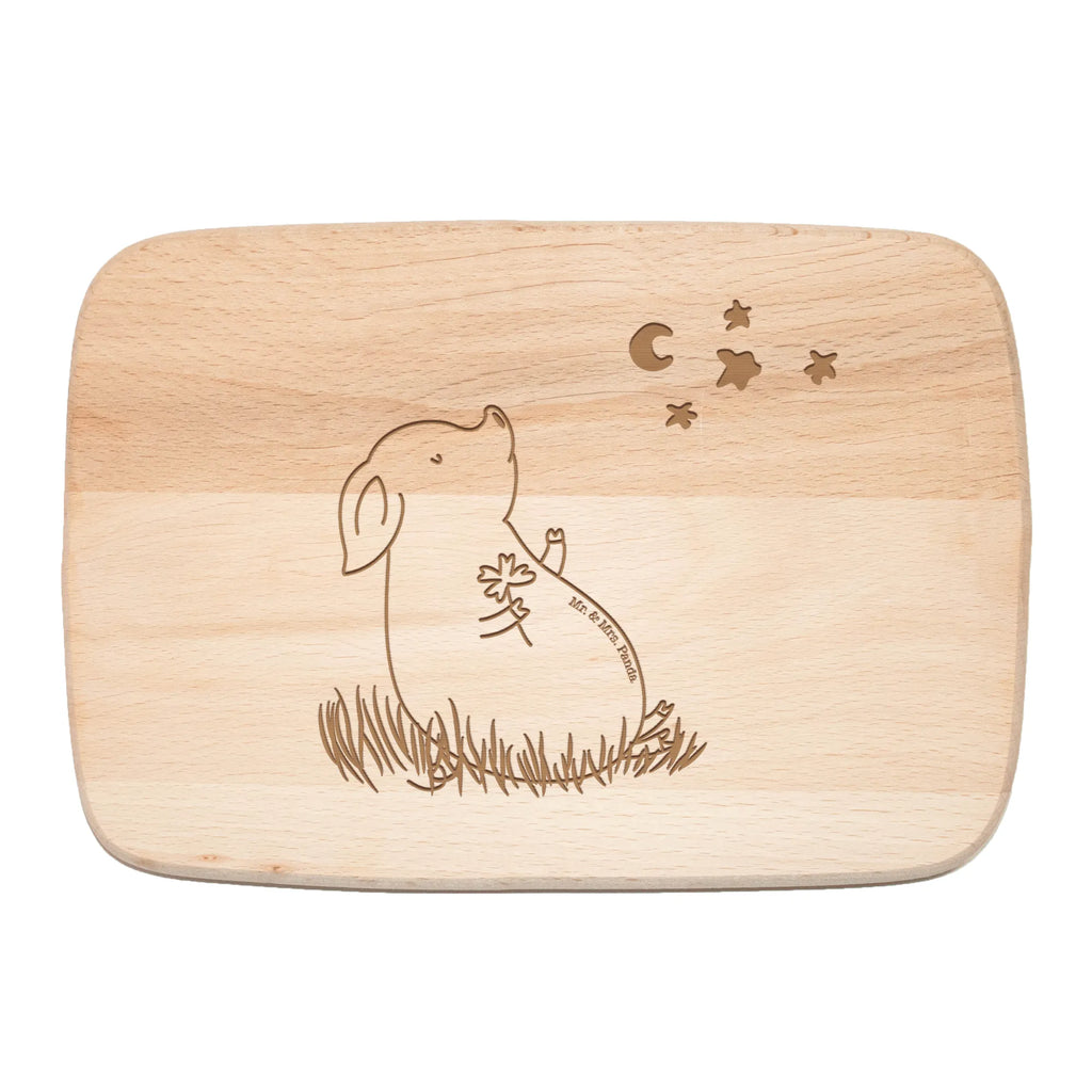 Serving board Pig Luck breakfast board, Board, cutting board, small animals, cute, funny, cute animal motives, hand drawn, small world, funny sayings, good mood, happy, gifts, gift ideas, special gifts, animal lover, card, piglet, pig, dreams, asterisks, goals, motivation, stars, lucky charm, Lucky bastard. Luck