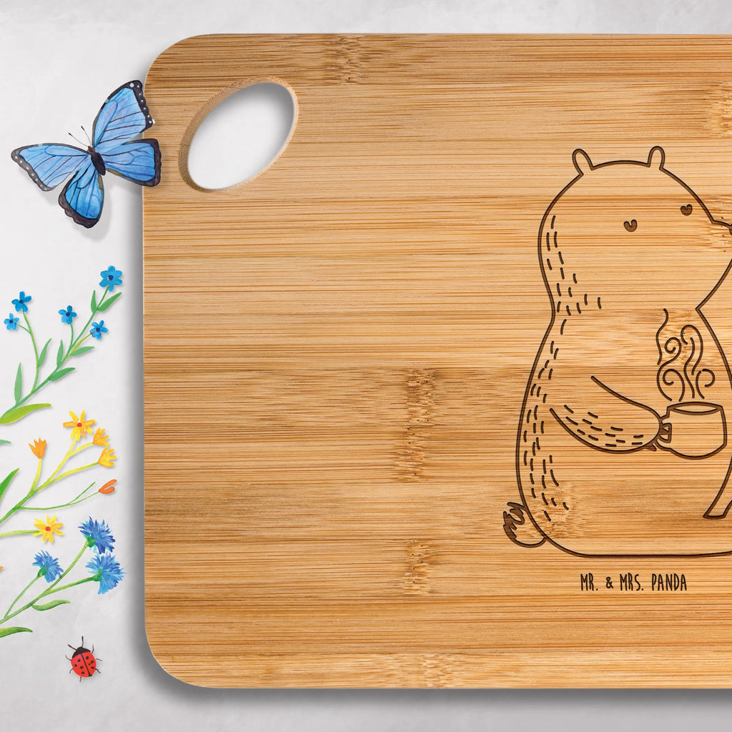 Bamboo chopping board bear Coffee dulcimer, slices, board, breakfast, cutting block, nature, cutting board, kitchen, kitchen board, breakfast board, robust, engraving, carving board, solid, wood, bamboo, bear, teddy, teddy bear, cuddly toy, save the world, coffee, bears, motivation, conquer the world, morning routine, good morning