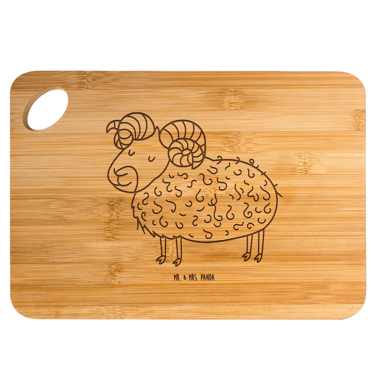 Bamboo chopping board Star sign Aries