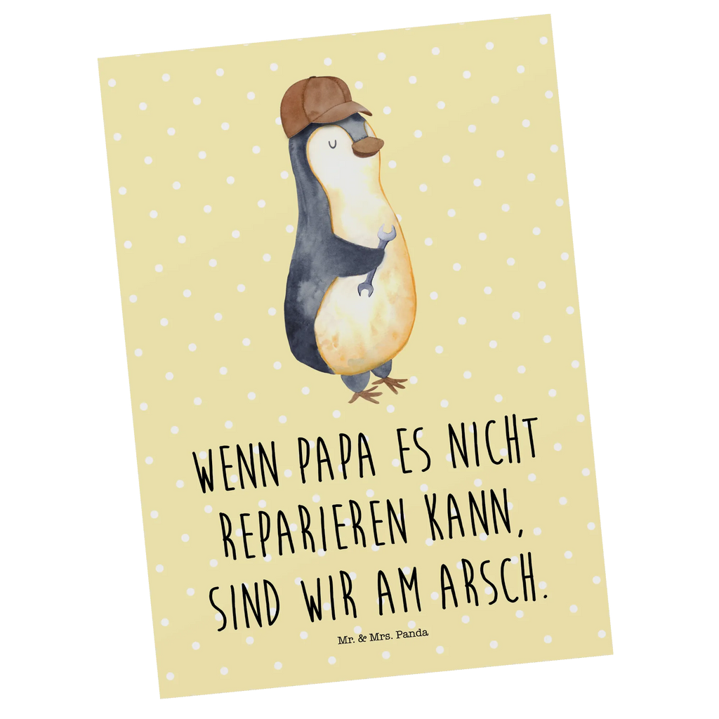 Postkarte Wenn Papa es nicht reparieren kann, sind wir am Arsch bildkarte, einzelkarte, Kunstkarten, Designkarte, Fotokarte, Ansichtskarten, Postkarten, Postkarte, spruchkarte, Ansichtskarte, Grußkarte, kunstkarte, Motivkarte, Bruder, Familie, Muttertag, Papa, Schwester, Mama, Vatertag, Opa, Oma, Vater, Bester Papa Der Welt, Geschenk Papa