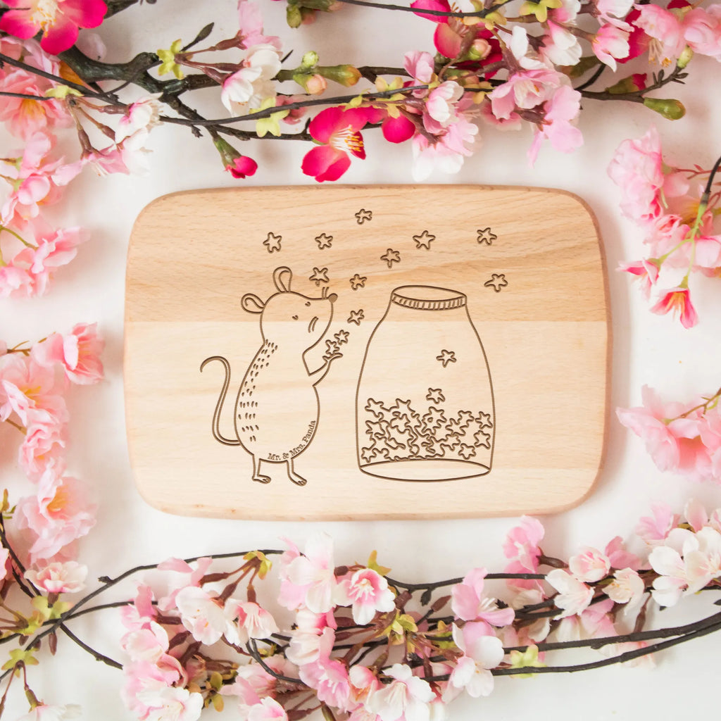 Serving board Mouse Stars cutting board, Board, breakfast board, small animals, cute, funny, cute animal motives, hand drawn, small world, funny sayings, good mood, happy, gifts, gift ideas, special gifts, animal lover, card, birth, Mouse, baptism gift, wish, first child, pregnancy, stars, hope, child, birthday, child birthday, baptism, dreams