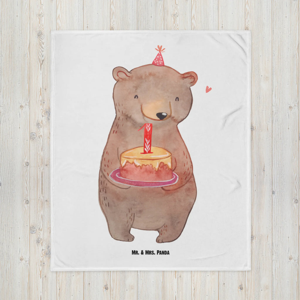 Kocyk dla niemowląt Tort misia Pierwsze urodziny Urodziny, prezent urodzinowy, prezent