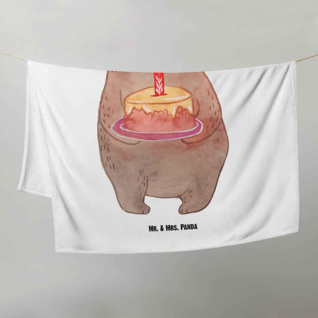 Kocyk dla niemowląt Tort misia Pierwsze urodziny Urodziny, prezent urodzinowy, prezent