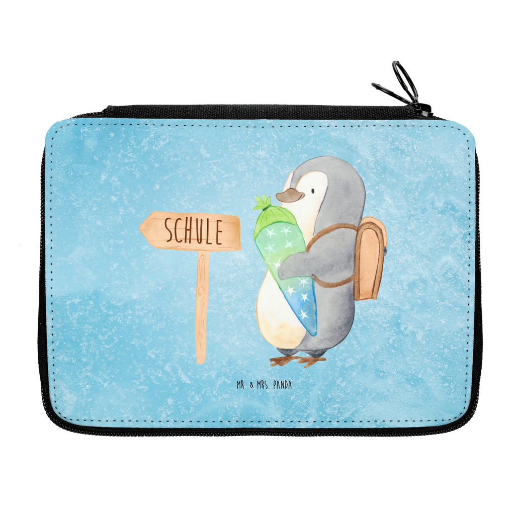 Leather folder Penguin School cone Stifterolle, Grundschule, Einschulung, Federmappe, Federmäppchen bedruckt, Geschenk, Schüler, Motiv, Büro Stifte Etui, Schülerin, Kind, Federmäppchen, Bestückte Federmappe, Stifte Etui, Kinder Federmappe, Schule, Federmappe Einschulung, Stiftetasche, Pinguin, erster Schultag, 1. Klasse, Geschenk zur Einschulung, Schulranzen, Schulanfänger