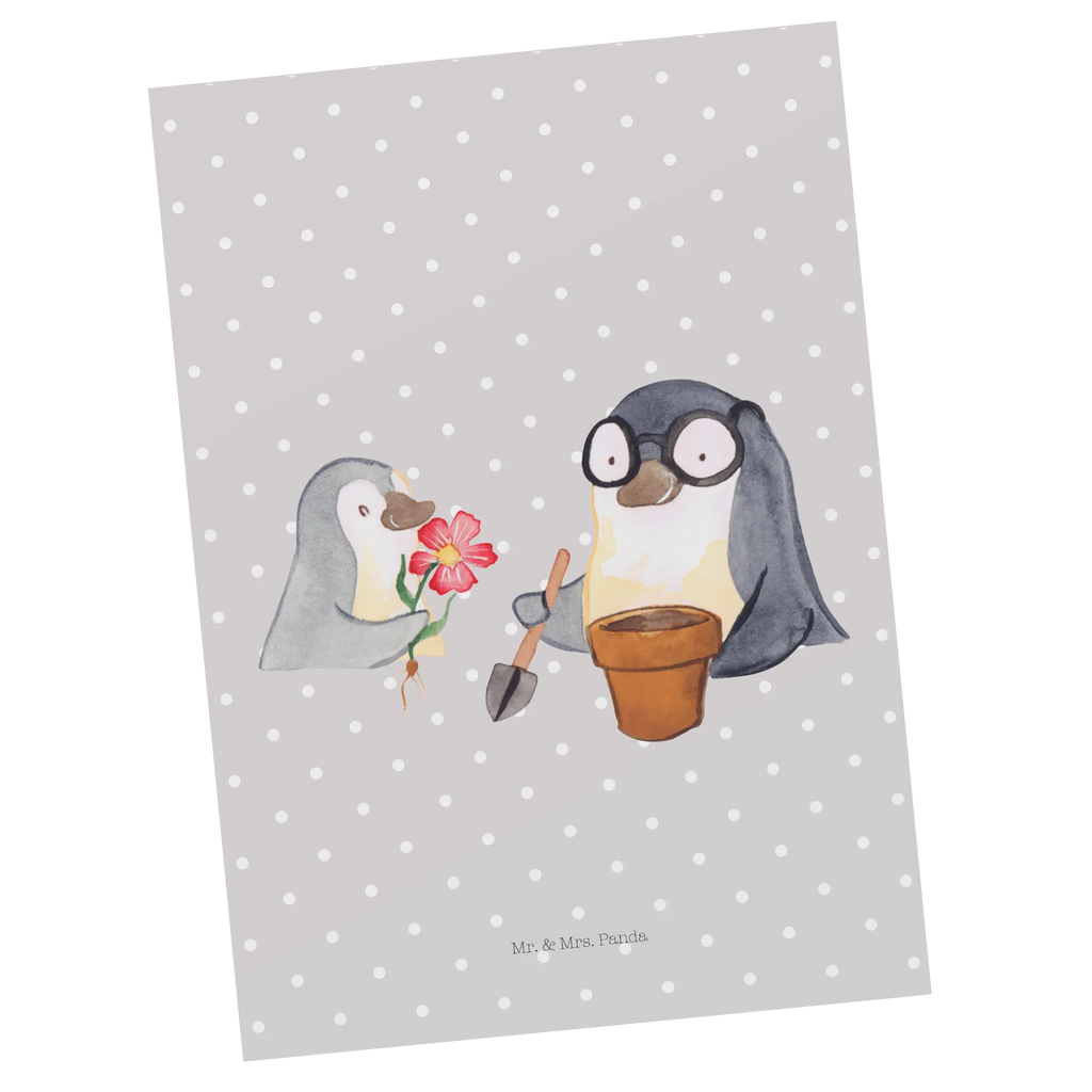 Postcard Penguin grandpa planting flowers Ansichtskarten, Einladung Geburtstag, Geburtstagskarte, Dankeskarte, Geschenkkarte, Ansichtskarte, Karte, Einladungskarte, Einladungskarten Geburtstag, Grußkarte, Postkarte, Einladung, Familie, Vatertag, Muttertag, Bruder, Schwester, Mama, Papa, Oma, Opa, Lieblingsopa, Opi, bester Opa, Großvater