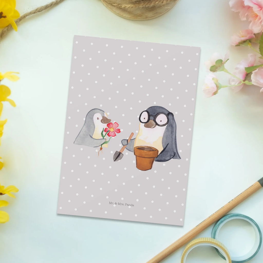 Postcard Penguin grandpa planting flowers Ansichtskarten, Einladung Geburtstag, Geburtstagskarte, Dankeskarte, Geschenkkarte, Ansichtskarte, Karte, Einladungskarte, Einladungskarten Geburtstag, Grußkarte, Postkarte, Einladung, Familie, Vatertag, Muttertag, Bruder, Schwester, Mama, Papa, Oma, Opa, Lieblingsopa, Opi, bester Opa, Großvater