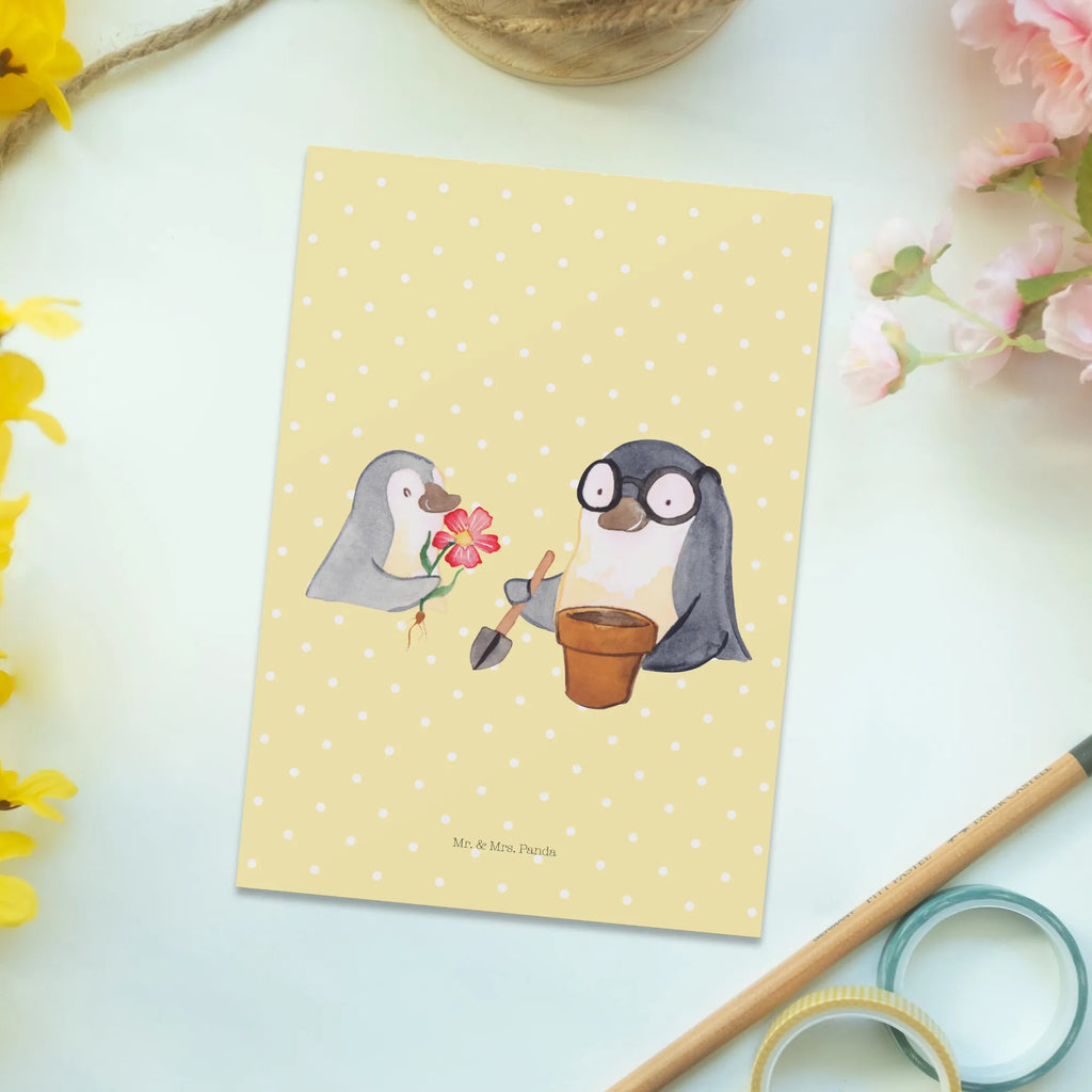 Postcard Penguin grandpa planting flowers Ansichtskarten, Einladung Geburtstag, Geburtstagskarte, Dankeskarte, Geschenkkarte, Ansichtskarte, Karte, Einladungskarte, Einladungskarten Geburtstag, Grußkarte, Postkarte, Einladung, Familie, Vatertag, Muttertag, Bruder, Schwester, Mama, Papa, Oma, Opa, Lieblingsopa, Opi, bester Opa, Großvater