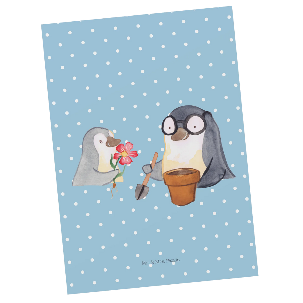 Postcard Penguin grandpa planting flowers Ansichtskarten, Einladung Geburtstag, Geburtstagskarte, Dankeskarte, Geschenkkarte, Ansichtskarte, Karte, Einladungskarte, Einladungskarten Geburtstag, Grußkarte, Postkarte, Einladung, Familie, Vatertag, Muttertag, Bruder, Schwester, Mama, Papa, Oma, Opa, Lieblingsopa, Opi, bester Opa, Großvater