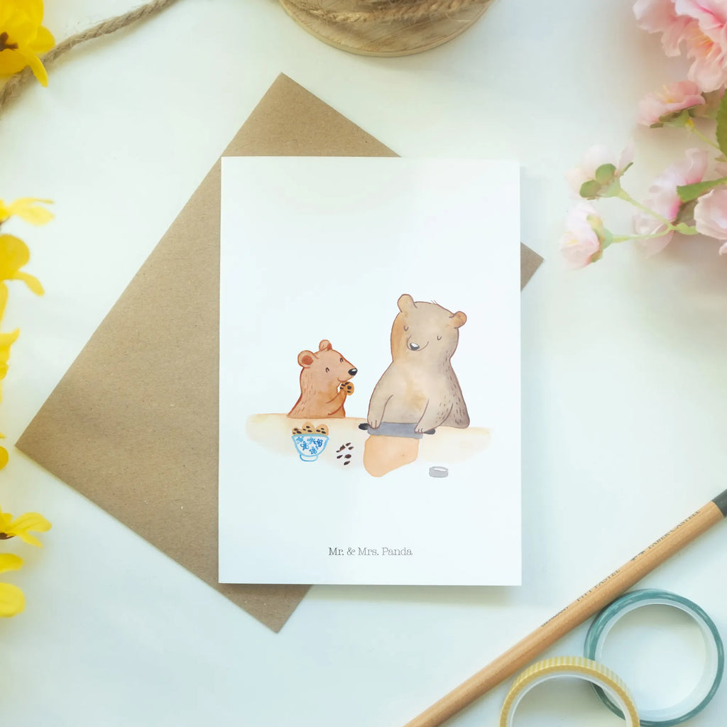 Greetings card granny Bake Hochzeitskarte, Glückwunschkarte, Einladungskarte, Karte, Grußkarte, Klappkarte, Geburtstagskarte, Ansichtskarten, Familie, Vatertag, Muttertag, Bruder, Schwester, Mama, Papa, Oma, Opa, Lieblingsomi, Lieblingsoma, Omi, backen, kochen, beste Köchin