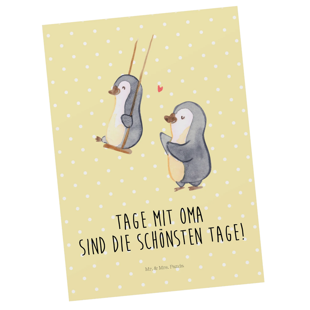 Postcard Penguin and grandma swing  Postkarte, Motivkarte, Postkarten, Fotokarte, Designkarte, Ansichtskarten, bildkarte, Kunstkarten, einzelkarte, Grußkarte, Ansichtskarte, kunstkarte, spruchkarte, Mama, Papa, Schwester, Muttertag, Opa, Oma, Familie, Bruder, Vatertag, Geschenk für Oma, Beste Oma, Omi, Großmutter, Lieblingsoma