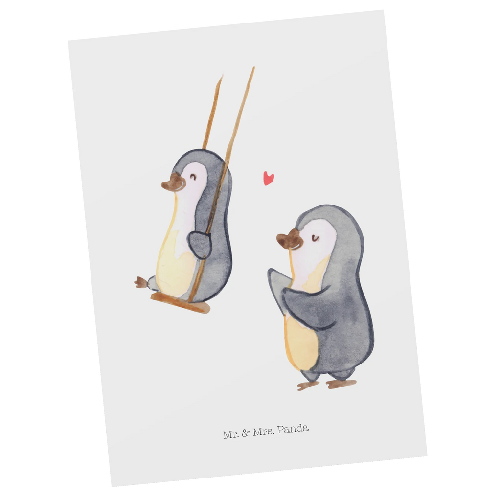 Postcard Penguin and grandma swing  Postkarte, Motivkarte, Postkarten, Fotokarte, Designkarte, Ansichtskarten, bildkarte, Kunstkarten, einzelkarte, Grußkarte, Ansichtskarte, kunstkarte, spruchkarte, Mama, Papa, Schwester, Muttertag, Opa, Oma, Familie, Bruder, Vatertag, Geschenk für Oma, Beste Oma, Omi, Großmutter, Lieblingsoma