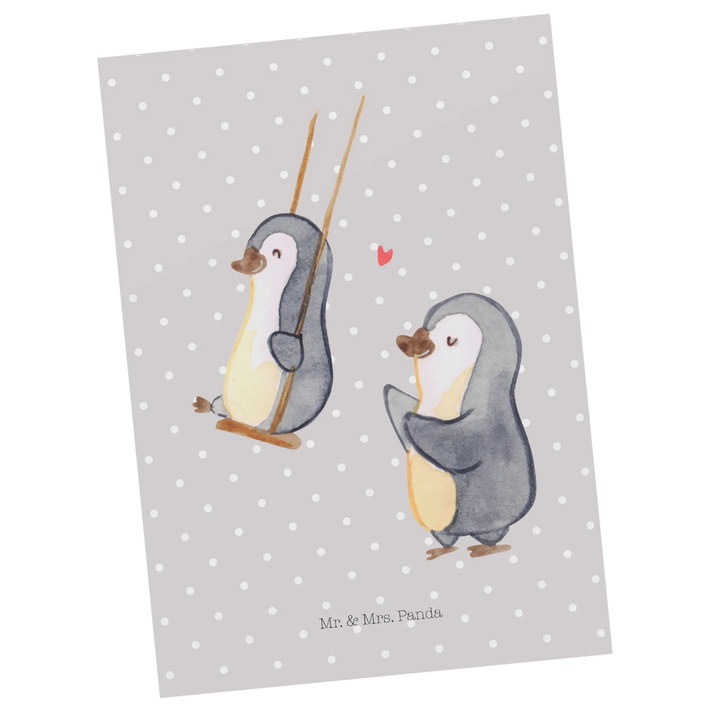 Postcard Penguin and grandma swing  Postkarte, Motivkarte, Postkarten, Fotokarte, Designkarte, Ansichtskarten, bildkarte, Kunstkarten, einzelkarte, Grußkarte, Ansichtskarte, kunstkarte, spruchkarte, Mama, Papa, Schwester, Muttertag, Opa, Oma, Familie, Bruder, Vatertag, Geschenk für Oma, Beste Oma, Omi, Großmutter, Lieblingsoma