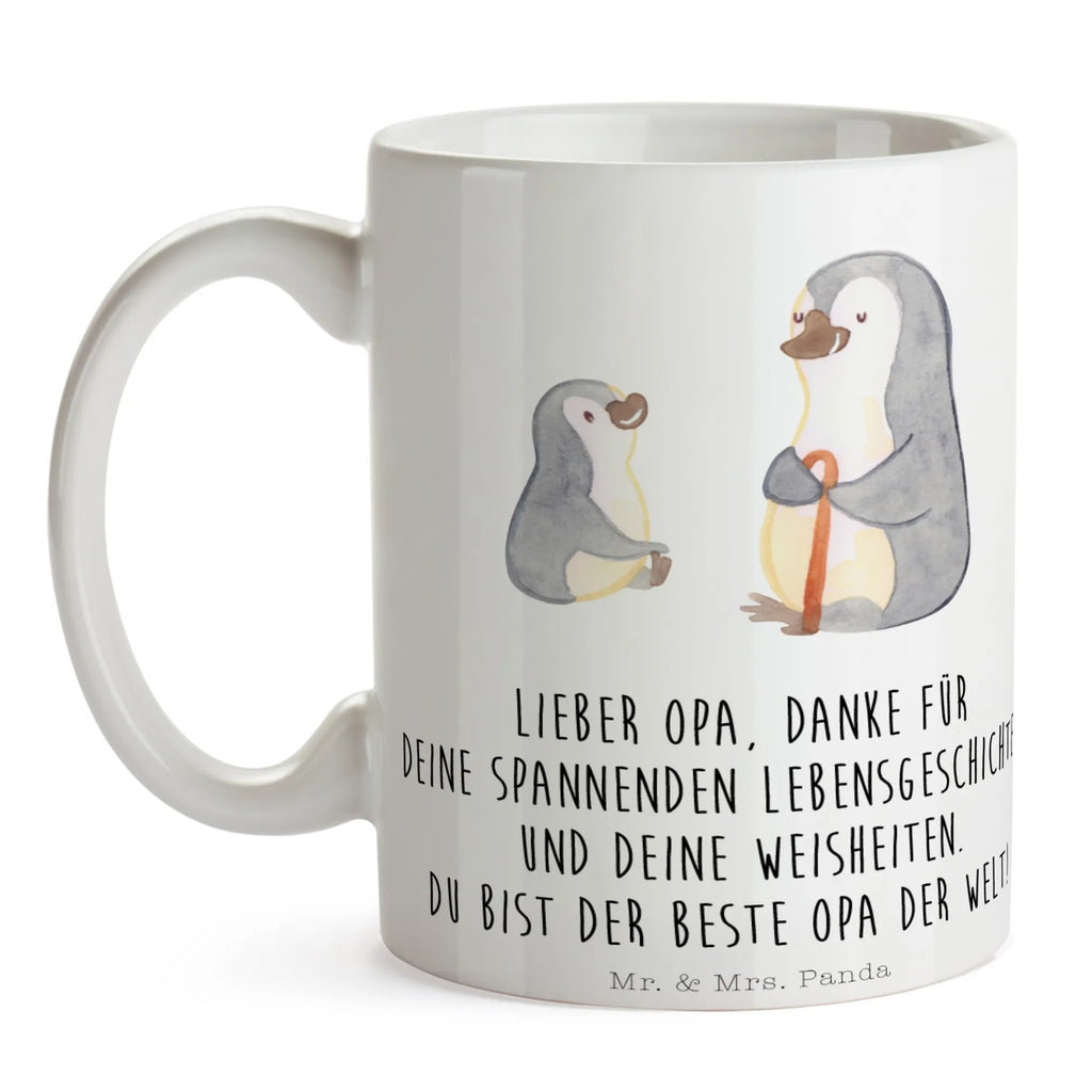 Tasse Pinguin Opa Enkel Kaffeetasse, Tasse, Geschenktasse, Keramiktasse, Tasse mit Zitaten, Tasse mit Motiven, Bürotasse, Porzellantasse, Teetasse, Familie, Vatertag, Muttertag, Bruder, Schwester, Mama, Papa, Oma, Opa, bester Opa, Geschenk für Opa, Lieblingsopa, Großvater, Opi