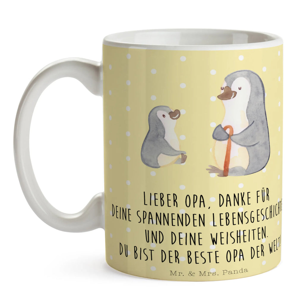 Tasse Pinguin Opa Enkel Kaffeetasse, Tasse, Geschenktasse, Keramiktasse, Tasse mit Zitaten, Tasse mit Motiven, Bürotasse, Porzellantasse, Teetasse, Familie, Vatertag, Muttertag, Bruder, Schwester, Mama, Papa, Oma, Opa, bester Opa, Geschenk für Opa, Lieblingsopa, Großvater, Opi