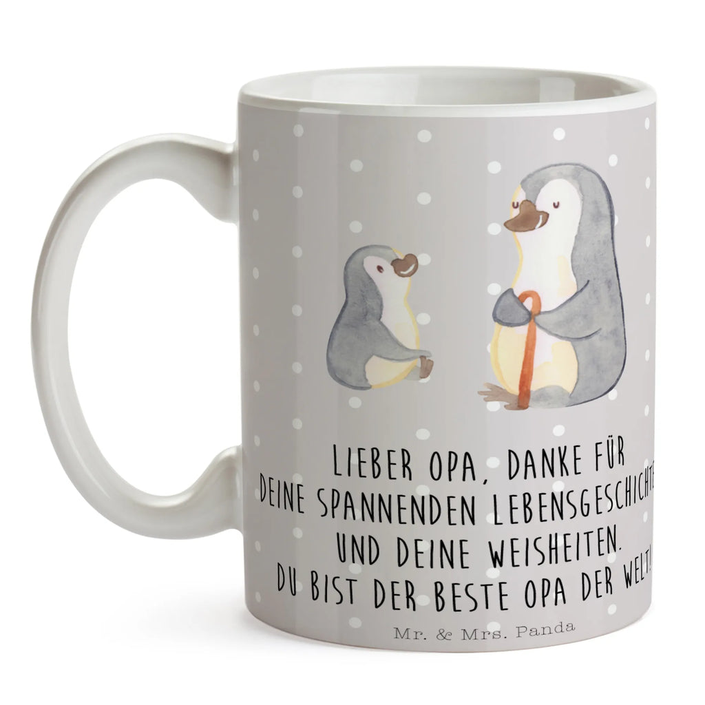 Tasse Pinguin Opa Enkel Kaffeetasse, Tasse, Geschenktasse, Keramiktasse, Tasse mit Zitaten, Tasse mit Motiven, Bürotasse, Porzellantasse, Teetasse, Familie, Vatertag, Muttertag, Bruder, Schwester, Mama, Papa, Oma, Opa, bester Opa, Geschenk für Opa, Lieblingsopa, Großvater, Opi