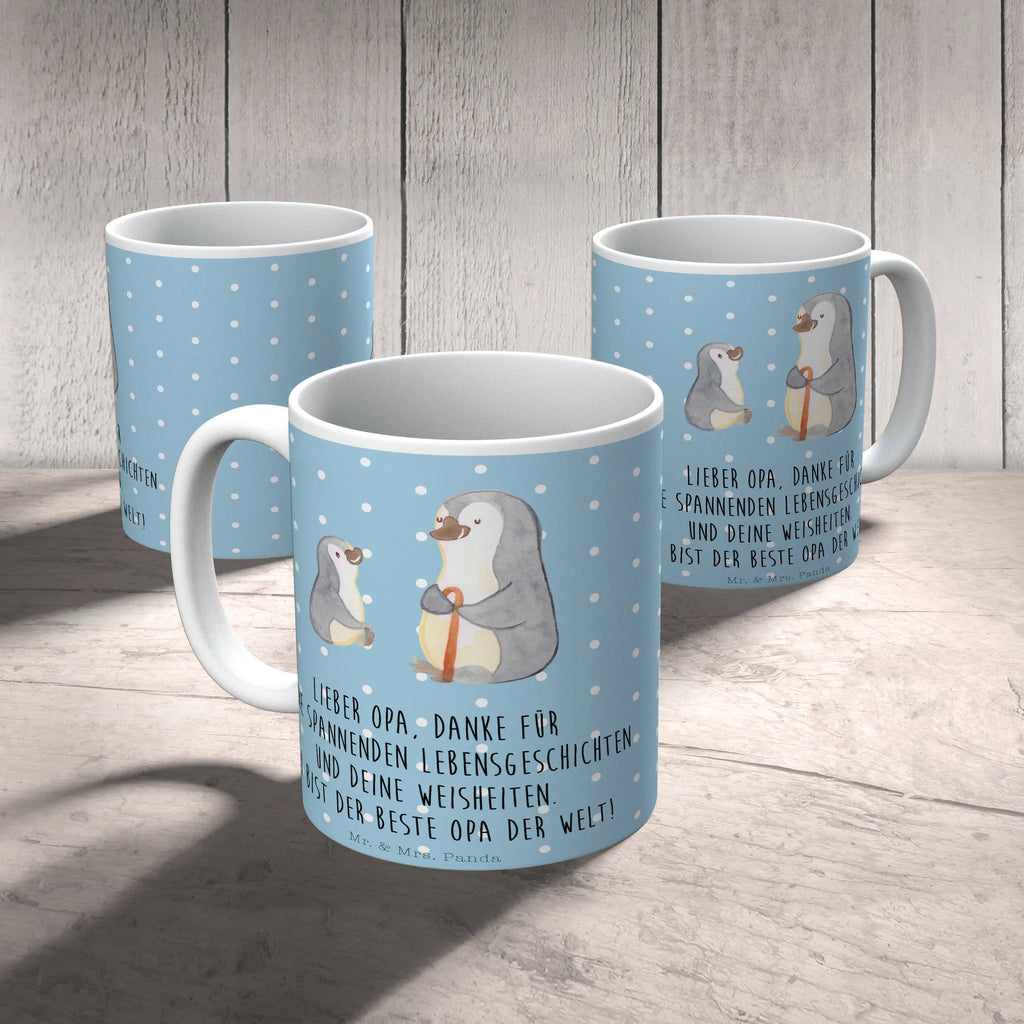 Tasse Pinguin Opa Enkel Kaffeetasse, Tasse, Geschenktasse, Keramiktasse, Tasse mit Zitaten, Tasse mit Motiven, Bürotasse, Porzellantasse, Teetasse, Familie, Vatertag, Muttertag, Bruder, Schwester, Mama, Papa, Oma, Opa, bester Opa, Geschenk für Opa, Lieblingsopa, Großvater, Opi