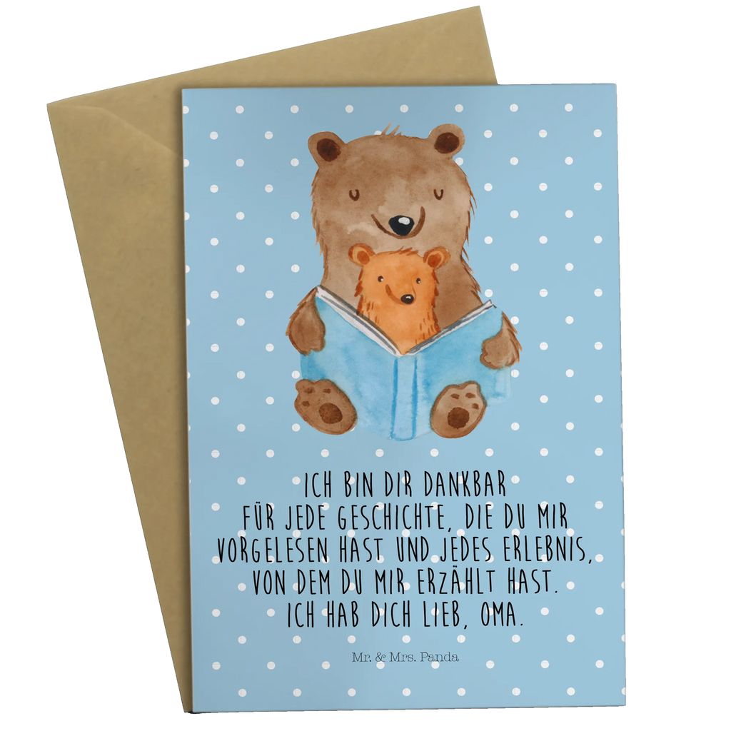 Kartka okolicznościowa niedźwiedzie książka valentinstagskarte, dankeskarten, osterkarte, abiturkarte, glückwunschkarten, genesungskarte, Beileidskarte, jubiläumskarte, hochzeitskarten, firmungskarte, spruchkarte, osterkarten, einladungskarten, kommunionskarte, Motivkarte, babykarte, neujahrskarte, vatertagskarte, Grußkarte, Glückwunschkarte, weihnachtskarten, Grußkarten, Klappkarte, Oma, Opa, Muttertag, Familie, Schwester, Bruder, Vatertag, Mama, Papa, Geschichtenerzähler, Beste Oma, Großmutter, Omi, Lieblingsoma