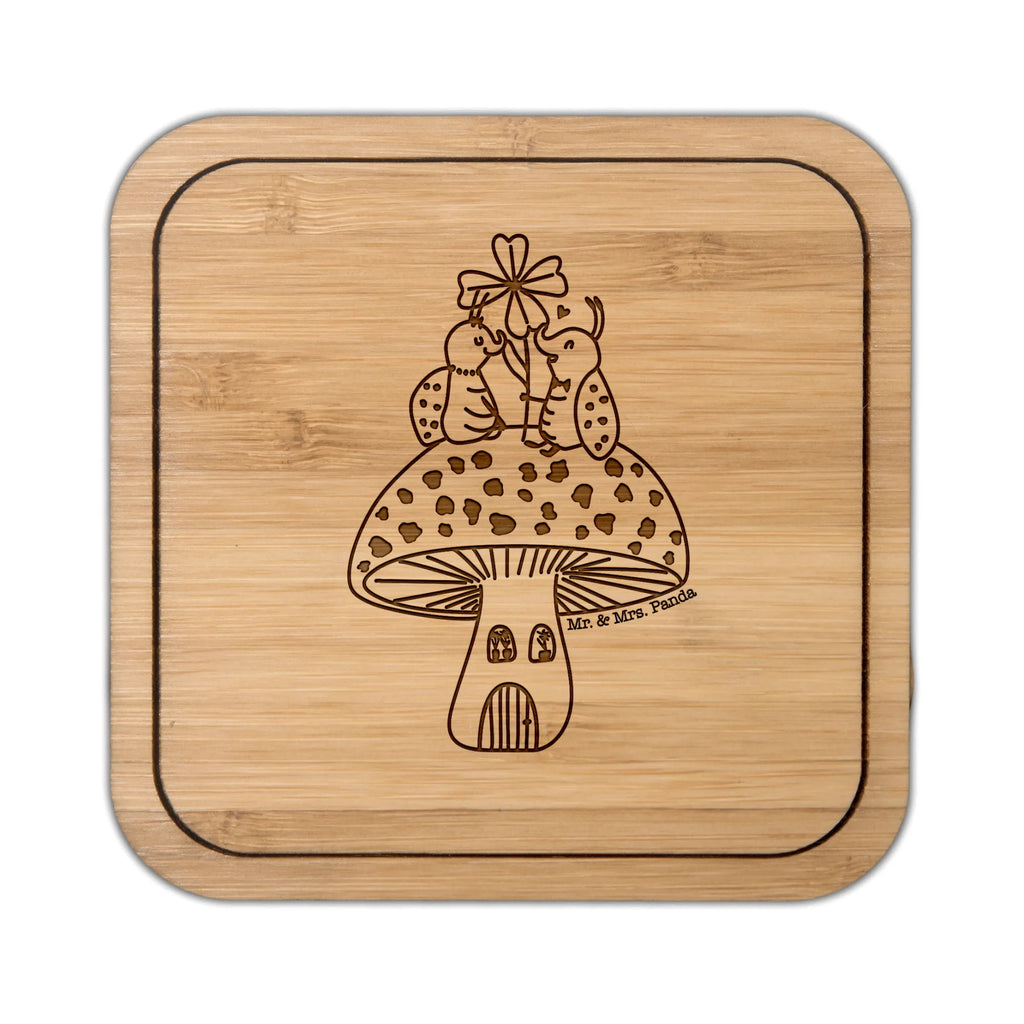 Kwadratowa podkładka biedronka Muchomor Motywy zwierzęce, dobra energia, zabawne powiedzonka, zwierzęta