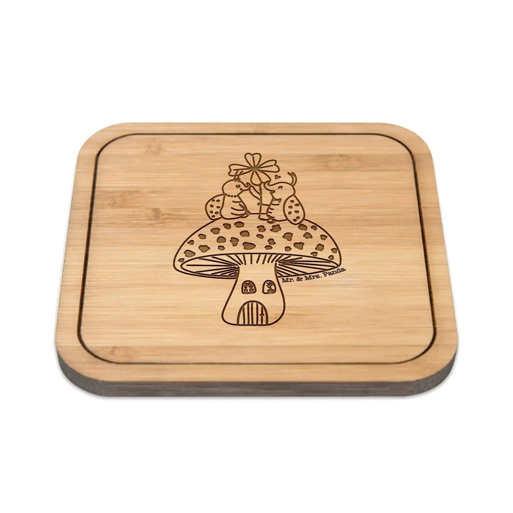 Kwadratowa podkładka biedronka Muchomor Motywy zwierzęce, dobra energia, zabawne powiedzonka, zwierzęta