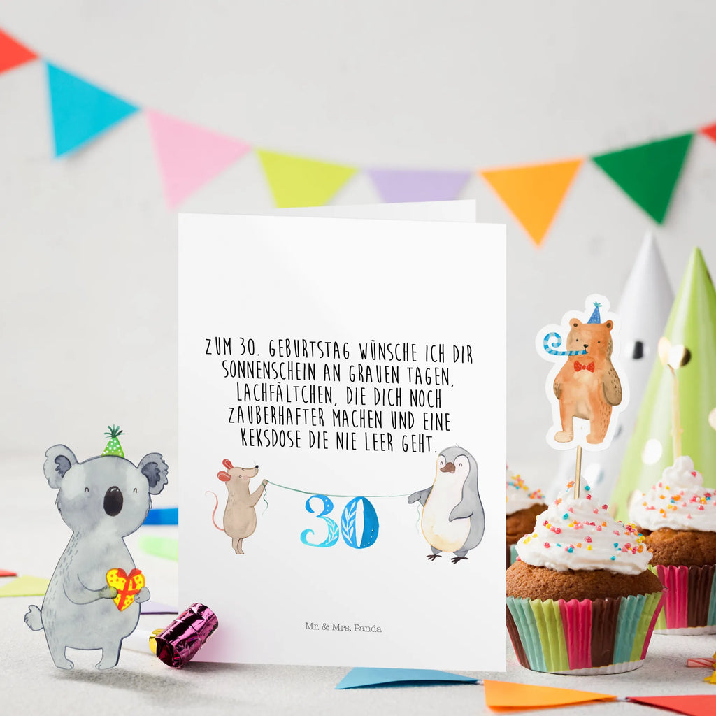 Birthday card 30th birthday mouse penguin greeting card, invitation card, folding card, birthday card, wedding card, Birthday, celebration, party, birthday party, friends, family, birthday wish, birthday present, birthday cards, 18th birthday, 30th birthday, 40th, 50th, 60th, 70th, 80th, 90th, 90th., gift ideas, gifts for girlfriend, boyfriend, mom, dad, brother, sister, congratulations, funny, sayings, 1 year, money gifts, guest gifts, gifts online, gift basket, special gifts, unusual gifts, extraordinary gifts, gift package, original gifts, gift items, special birthday gifts, birthday, cake, present