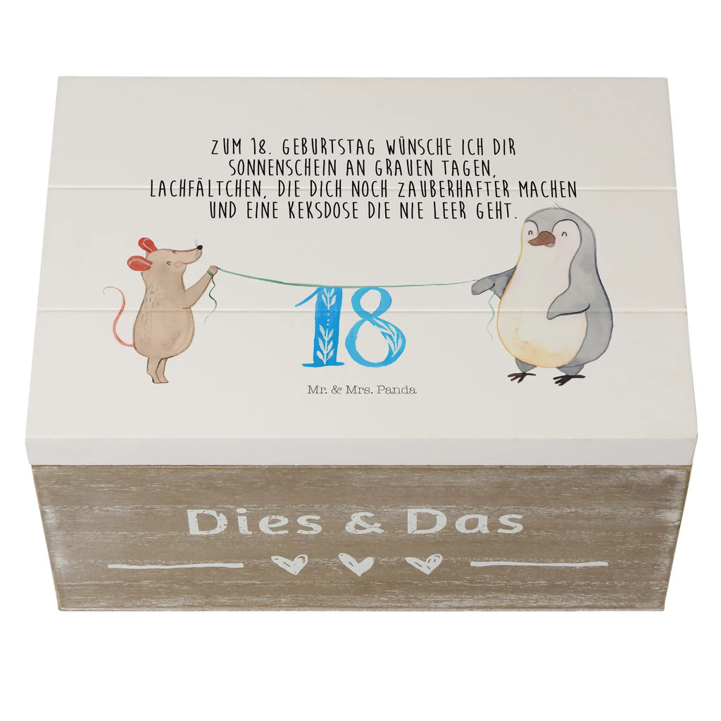 Holzkiste 18. Geburtstag Maus Pinguin Holz Aufbewahrungsbox, Holzboxen, Aufbewahrungsbox aus Holz, Holztruhe, kiste holz, Aufbewahrungsbox, Box aus Holz, Holzkiste, holztruhen, Aufbewahrungsbox Holz, Holzkiste mit Deckel, Holzbox mit Deckel, aufbewahrungskiste mit deckel, Schatulle, holzkästchen, holzschatulle, Holzbox, Aufbewahrungskiste, truhe holz, Holzkisten, box holz, aufbewahrungstruhe, holzschachtel, aufbewahrungskisten, aufbewahrungsboxen, Geburtstagsgeschenk, Geburtstag, Geschenk, Torte, Party, Kuchen, Feiern