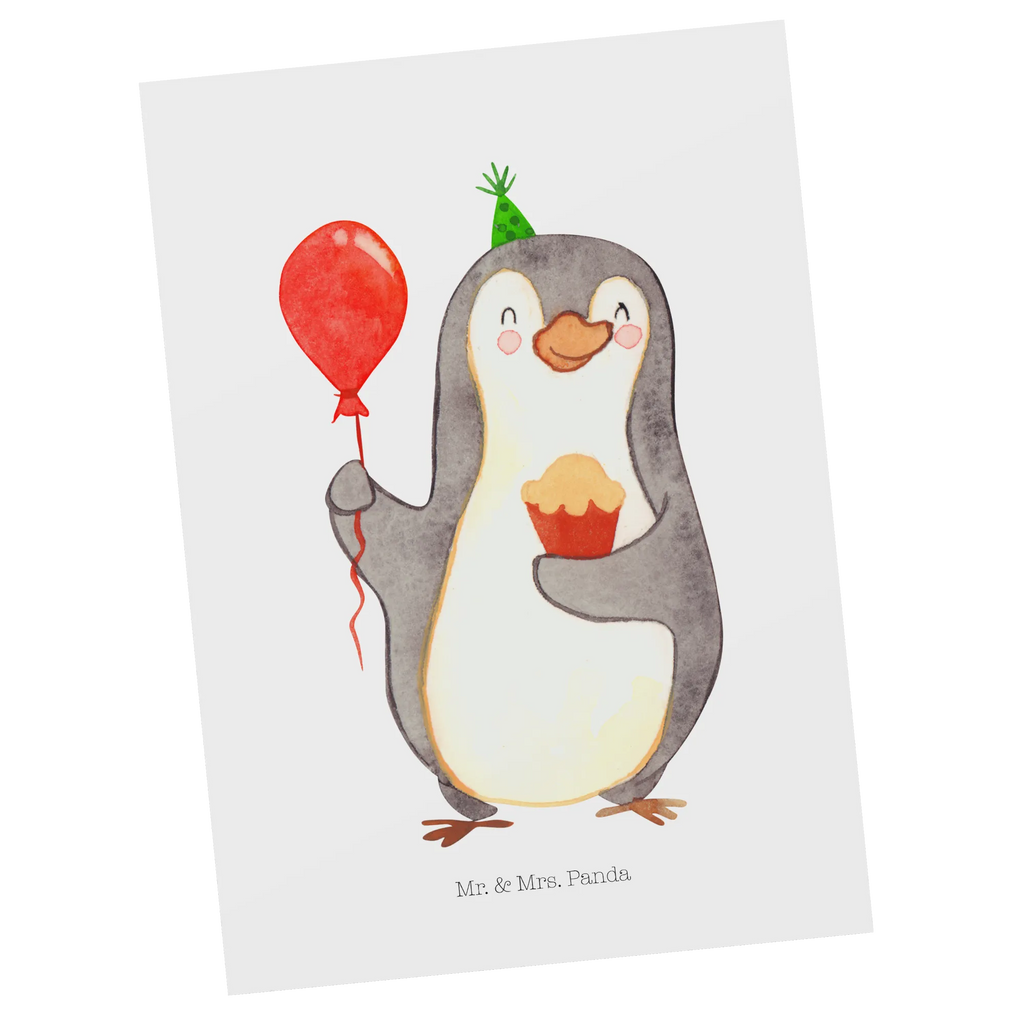 Postcard penguin Birthday bildkarte, Kunstkarten, spruchkarte, einzelkarte, Postkarte, kunstkarte, Ansichtskarten, Fotokarte, Postkarten, Ansichtskarte, Designkarte, Motivkarte, Grußkarte, Geburtstag, Geschenk, Geburtstagsgeschenk, Feiern, Geschenke, Party, Torte, Kuchen