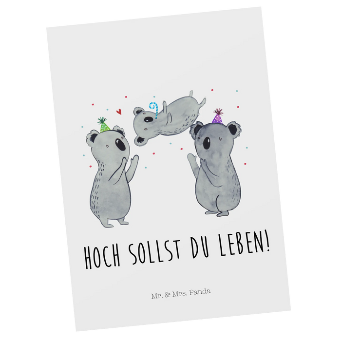 Postcard koalas Birthday