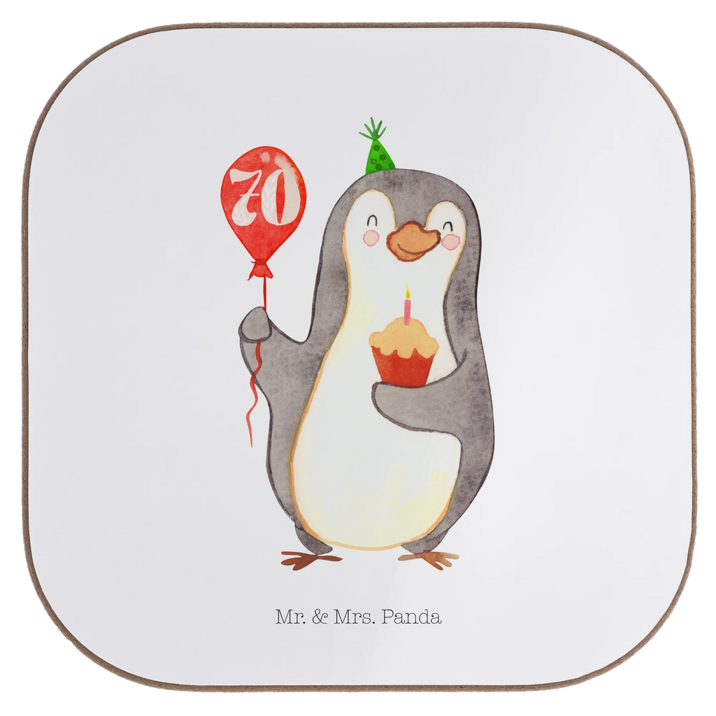 Quadratische Untersetzer 70. Geburtstag Pinguin Luftballon Glasuntersetzer, Untersetzer aus Holz, Bierdeckel, Untersetzer Design, Tassen Untersetzer, Untersetzer, Holzuntersetzer, Getränkeuntersetzer, Untersetzer Gläser, Korkuntersetzer, Untersetzer für Gläser, Untersetzer Holz, Geburtstag, Geburtstagsgeschenk, Geschenk, Pinguin, Geburtstage, Geburtstagsfeier, Happy Birthday