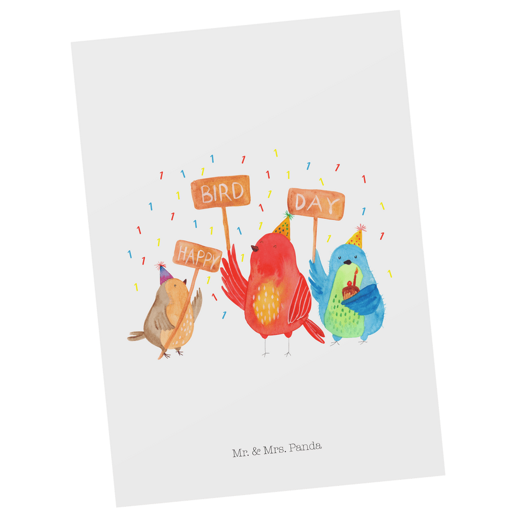 Postkarte 1. Geburtstag Happy Bird Day Geschenkkarte, Grußkarte, Karte, Einladung, Ansichtskarte, Geburtstagskarte, Einladungskarte, Dankeskarte, Geburtstag, Geburtstagsgeschenk, Geschenk, zum, Party, Feier, schenken, für